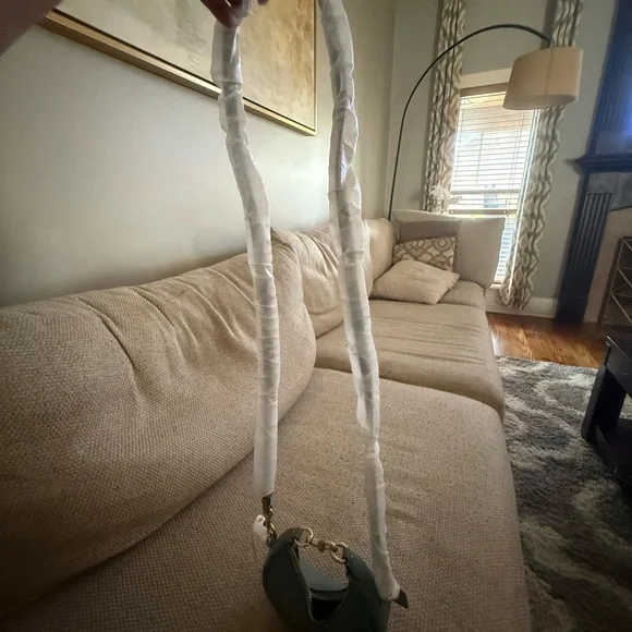 Coach Crescent Shoulder Bag in Sage - Picture 8 of 10